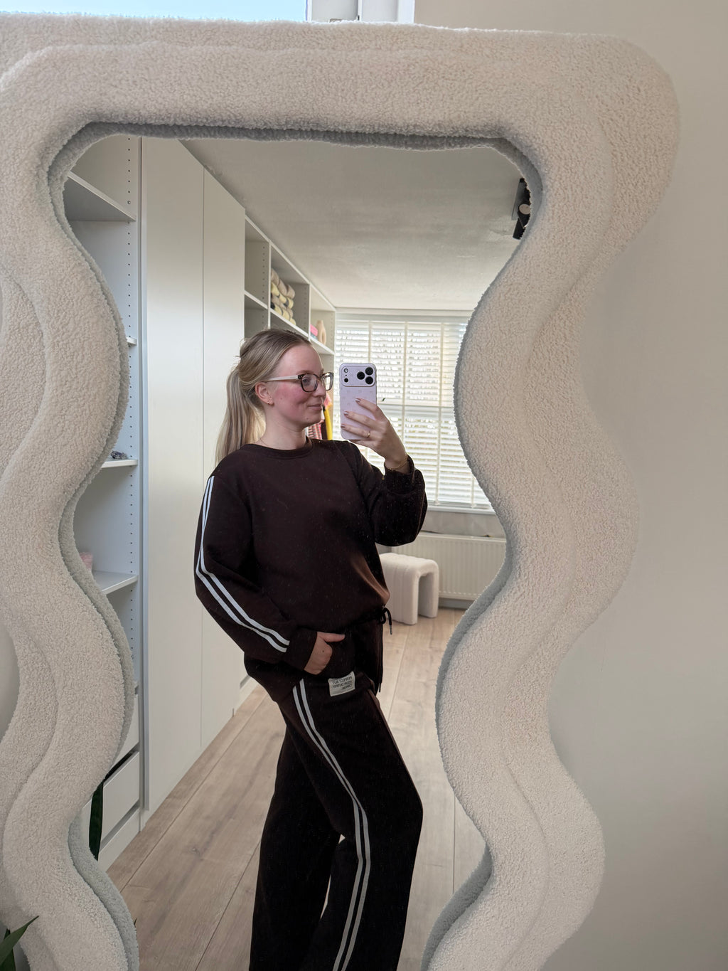 Comfy Pak strepen - Bruin
