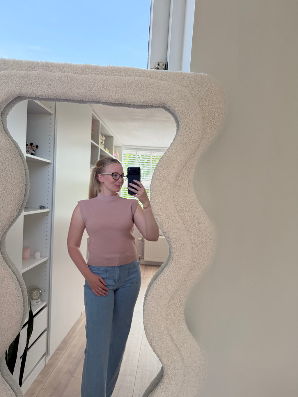 Spencer top - Oud Roze