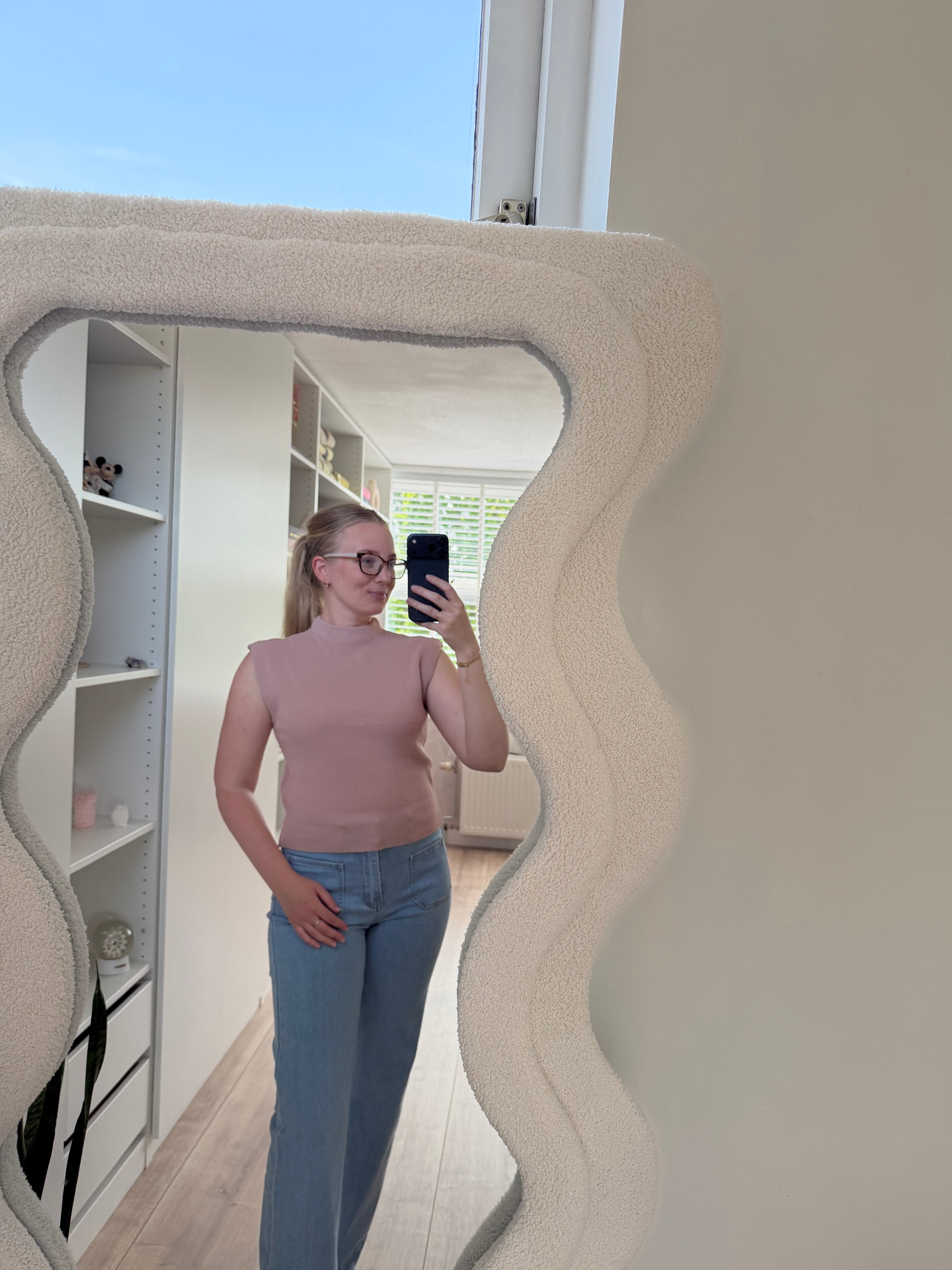 Spencer top - Oud Roze