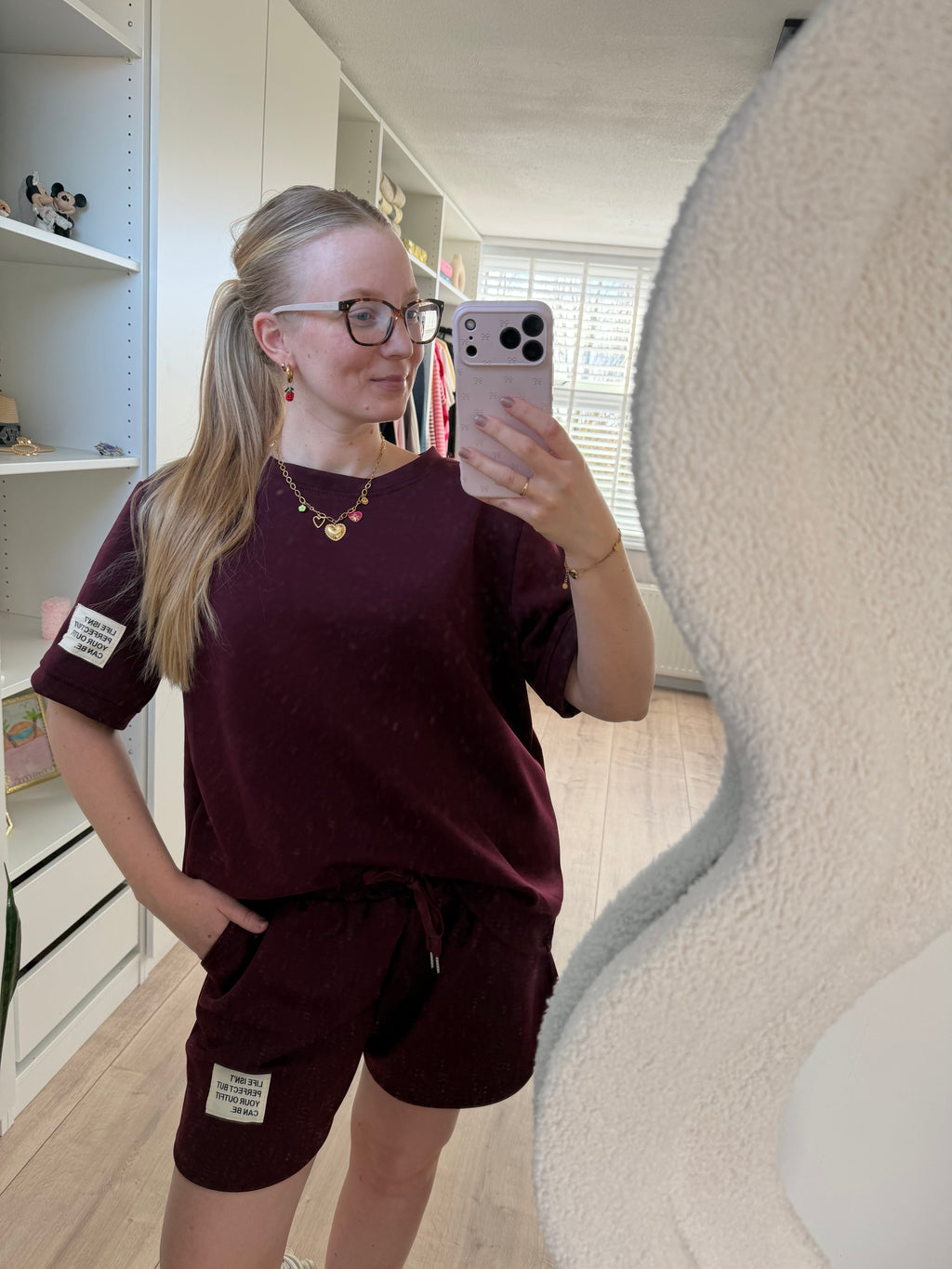 Comfy pak kort - Bordeaux