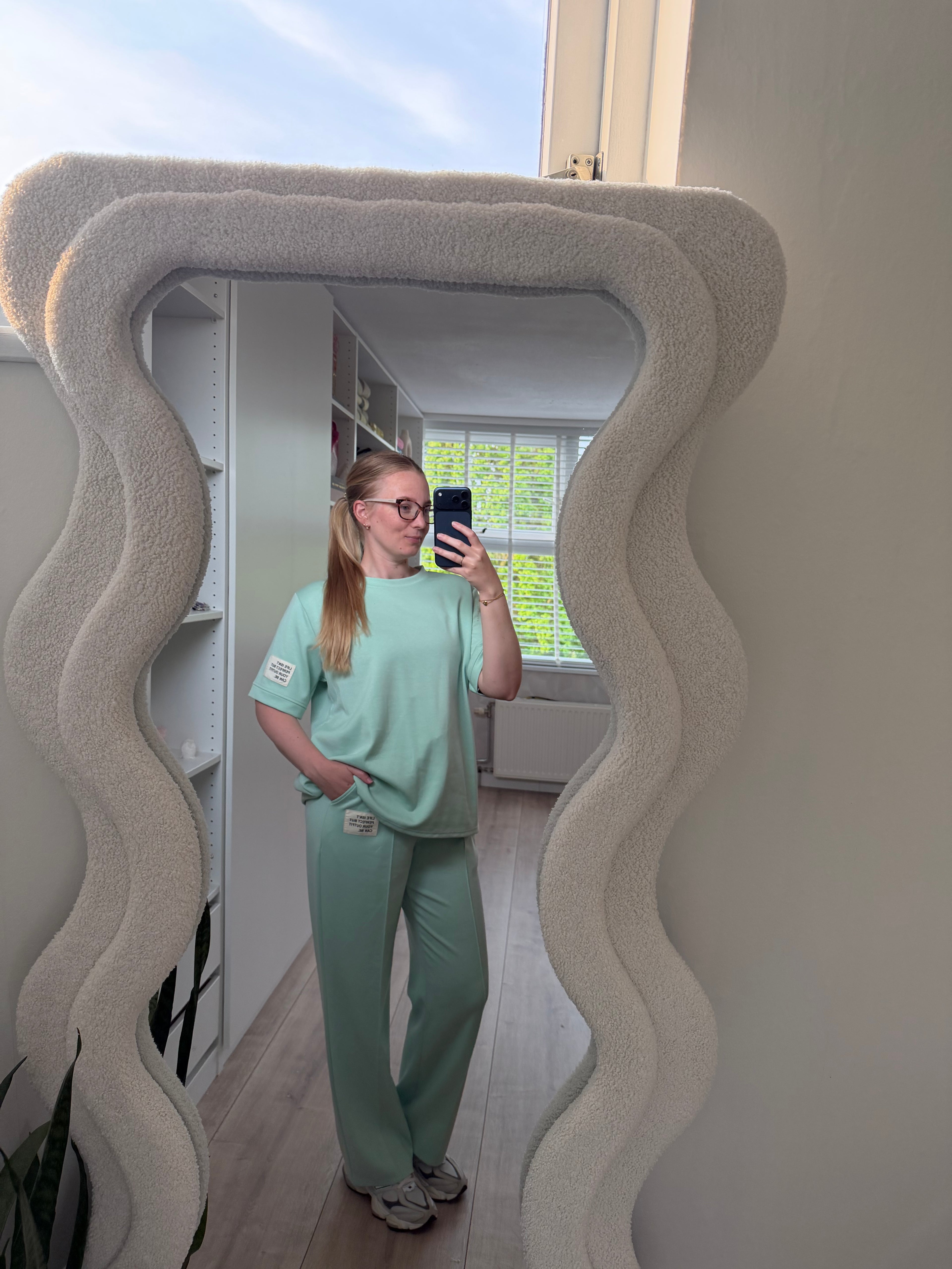 Comfy pak korte mouw- Mint