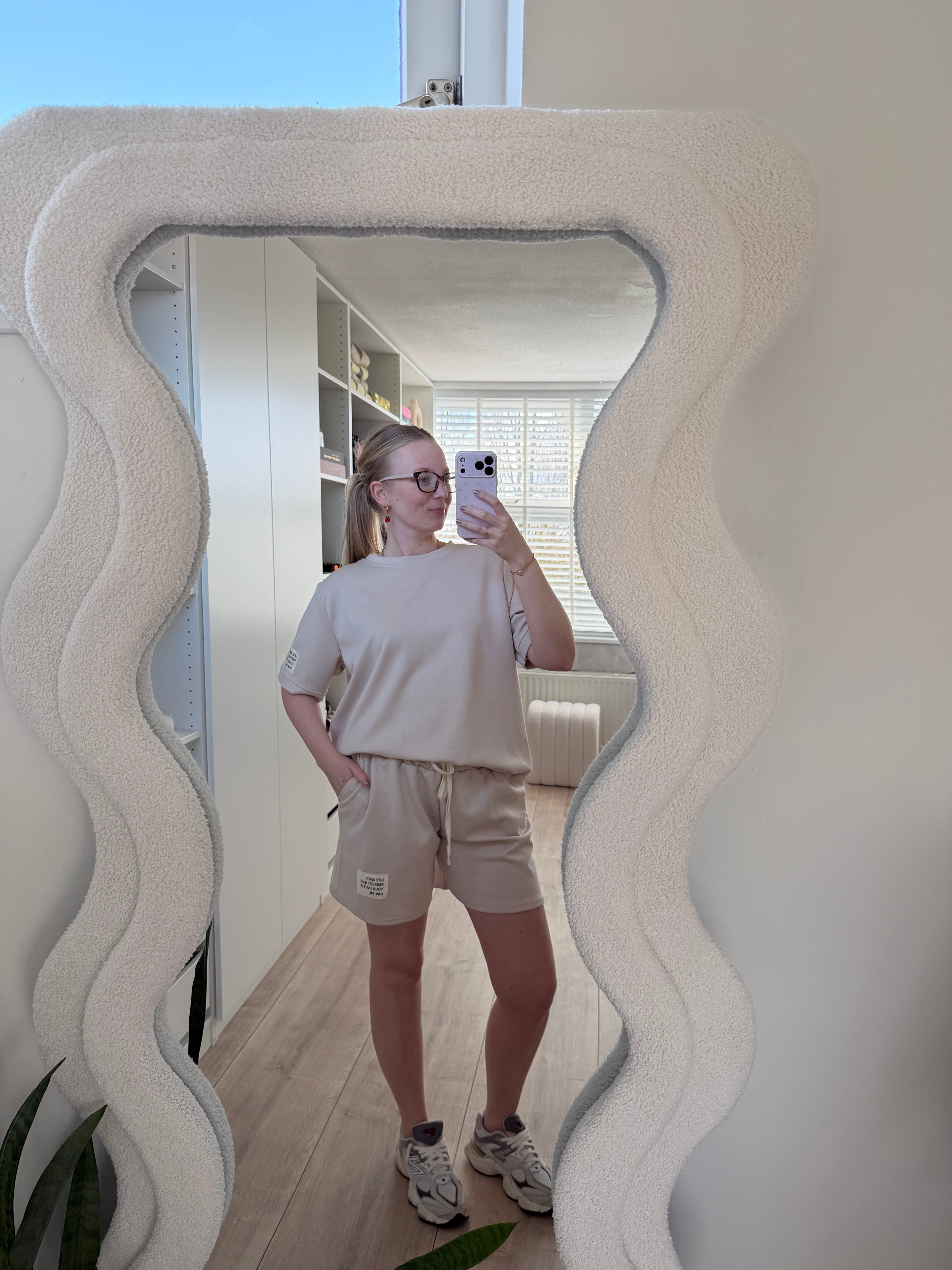 Comfy pak kort - Beige