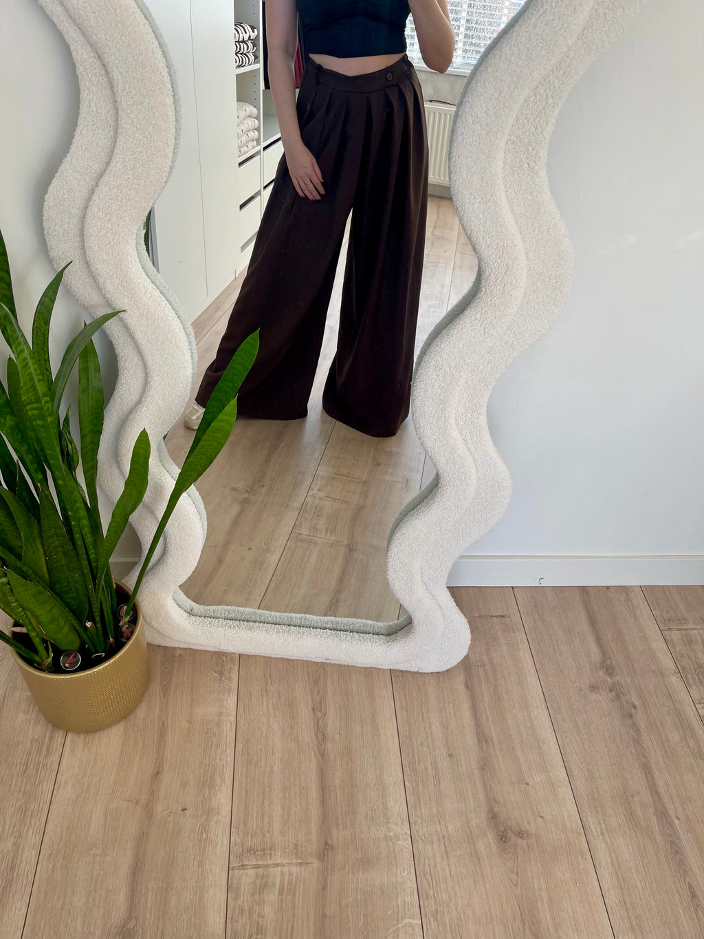 Ultra Wide Pantalon - Bruin