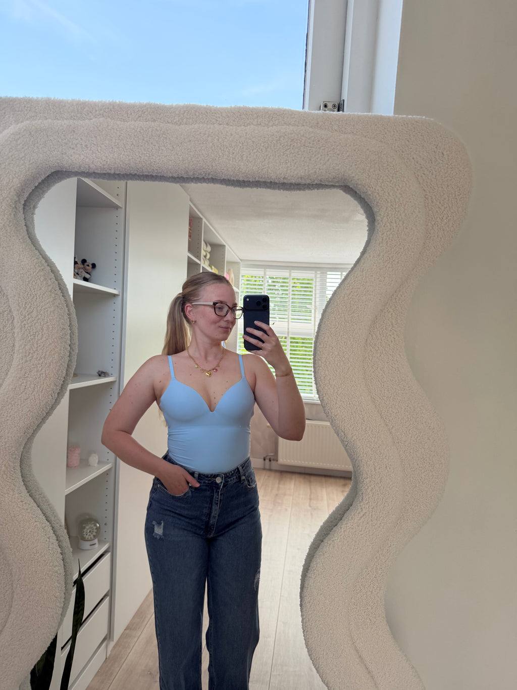 Shapewear bodysuit - Lichtblauw