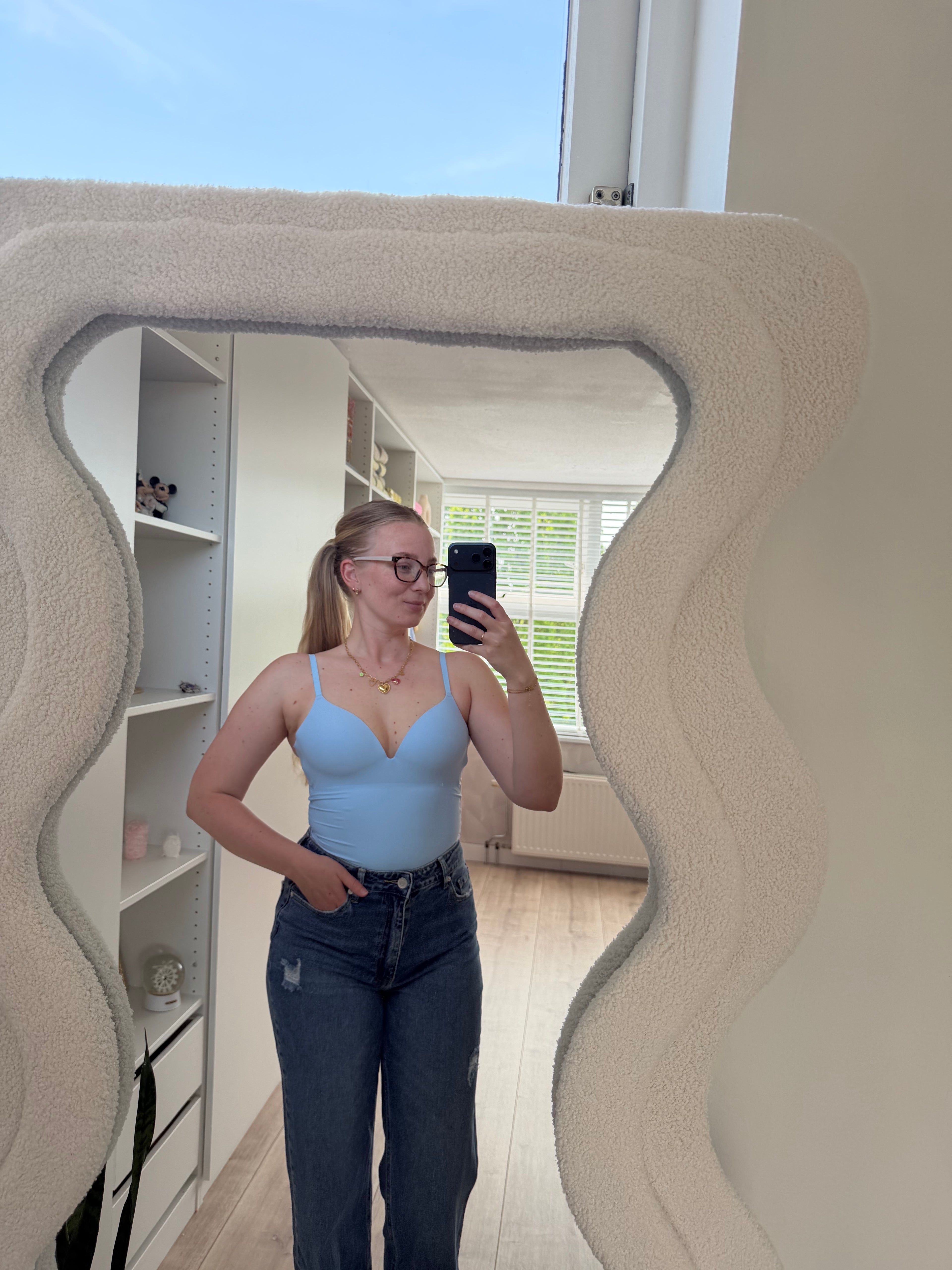 Shapewear bodysuit - Lichtblauw