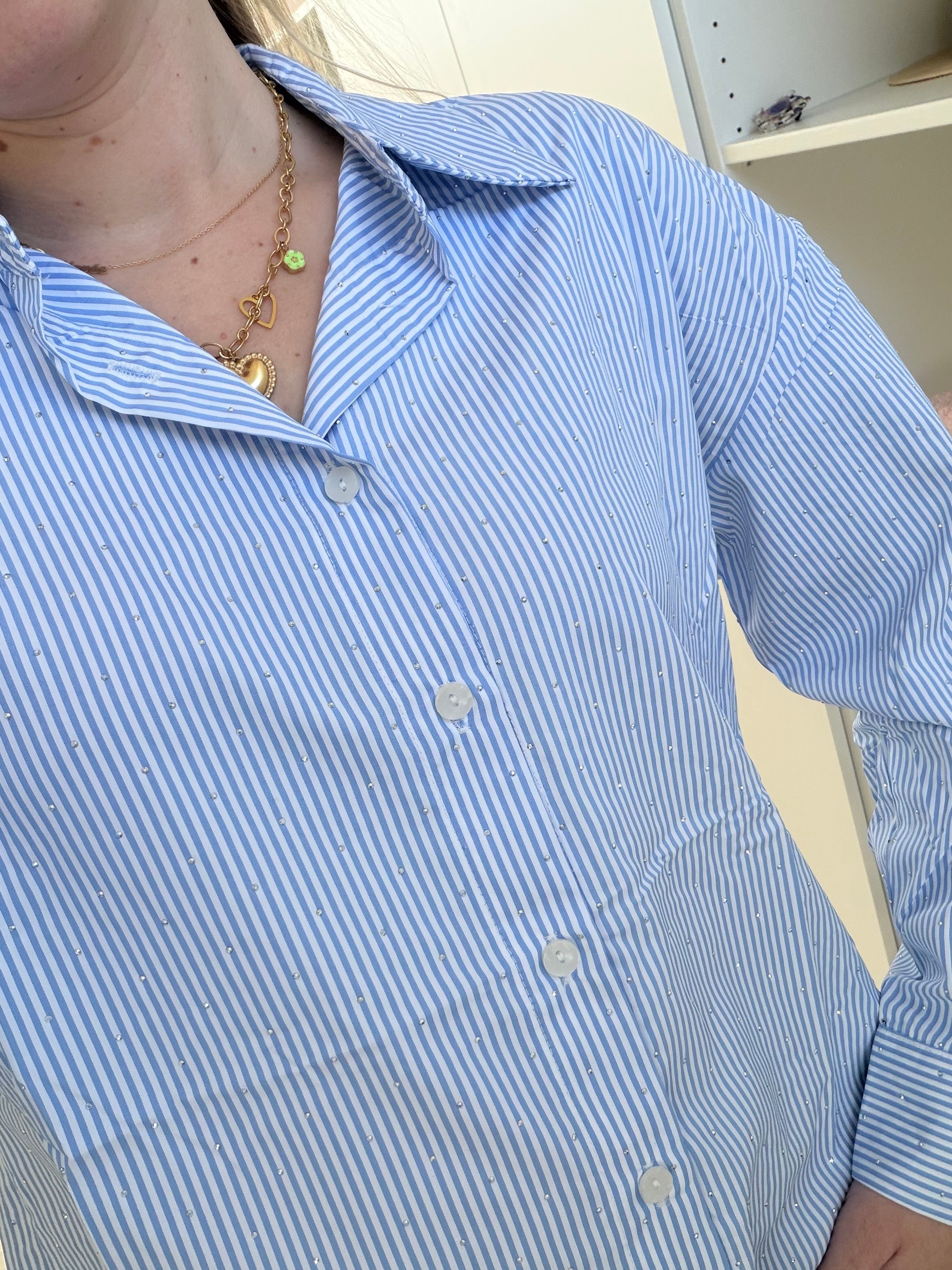Blouse met strepen