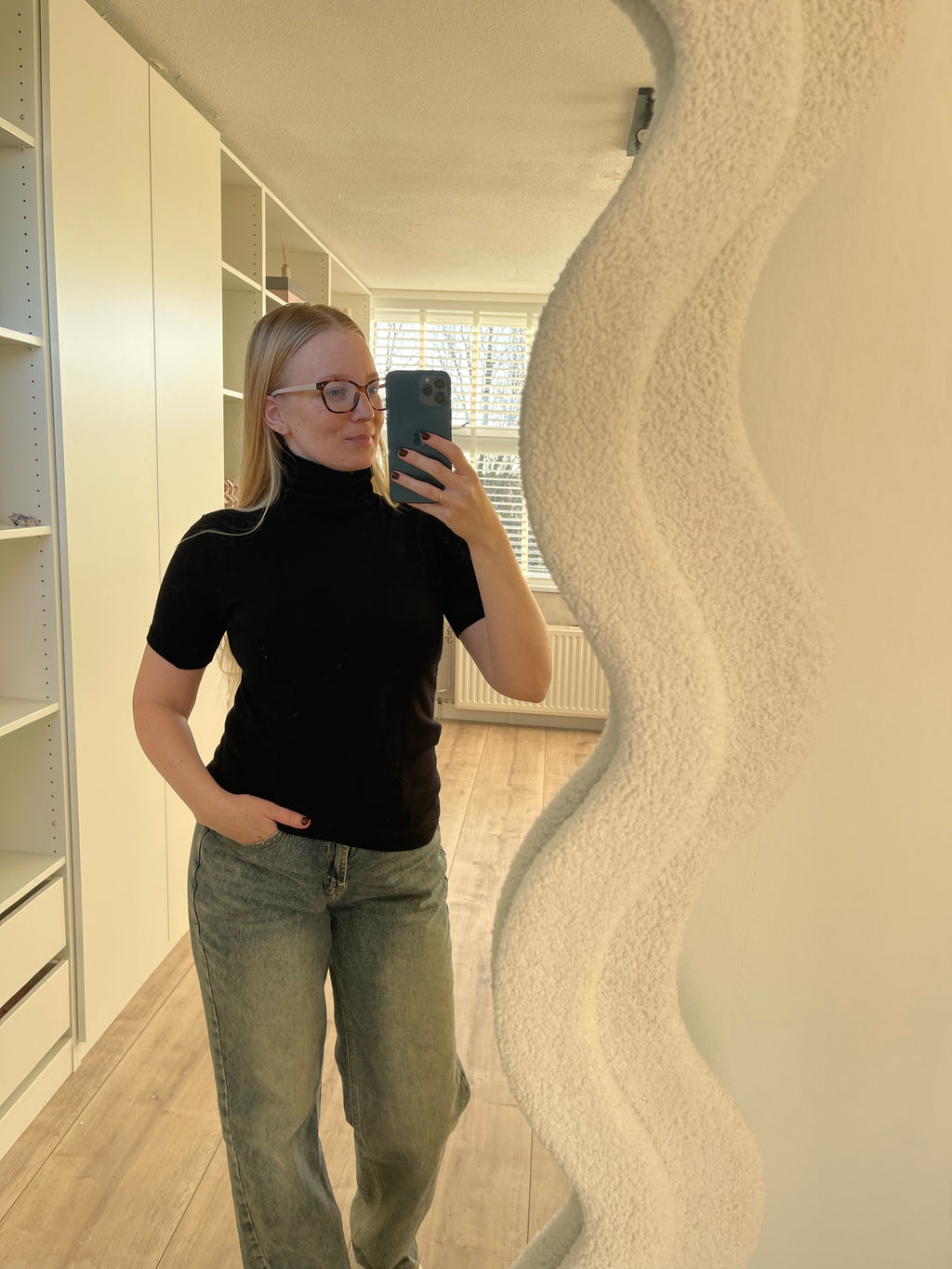 Basic Kol top - Zwart