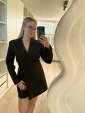 Blazer Playsuit -Zwart