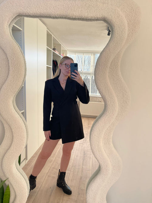 Blazer Playsuit -Zwart