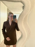 Blazer Playsuit - Bruin