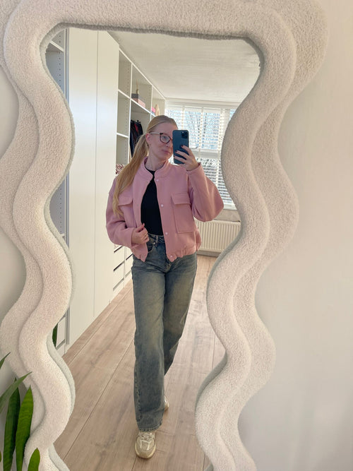 Bomber Jacket - Roze