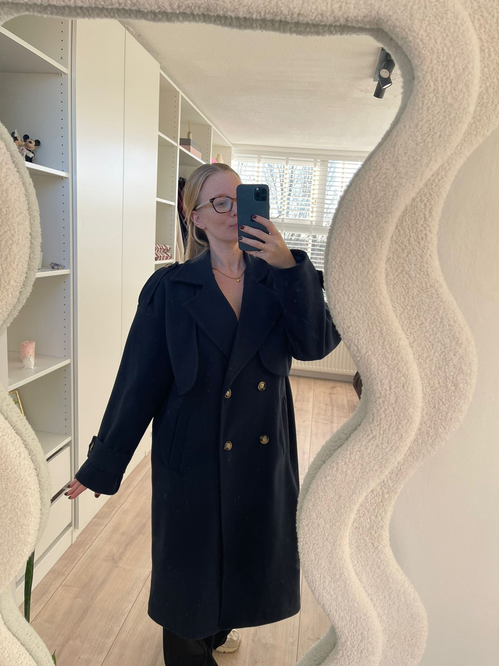 Trenchcoat - Donkerblauw