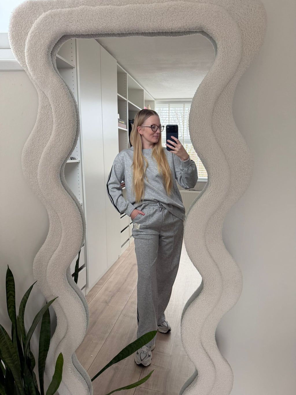 Comfy Pak strepen - Grijs