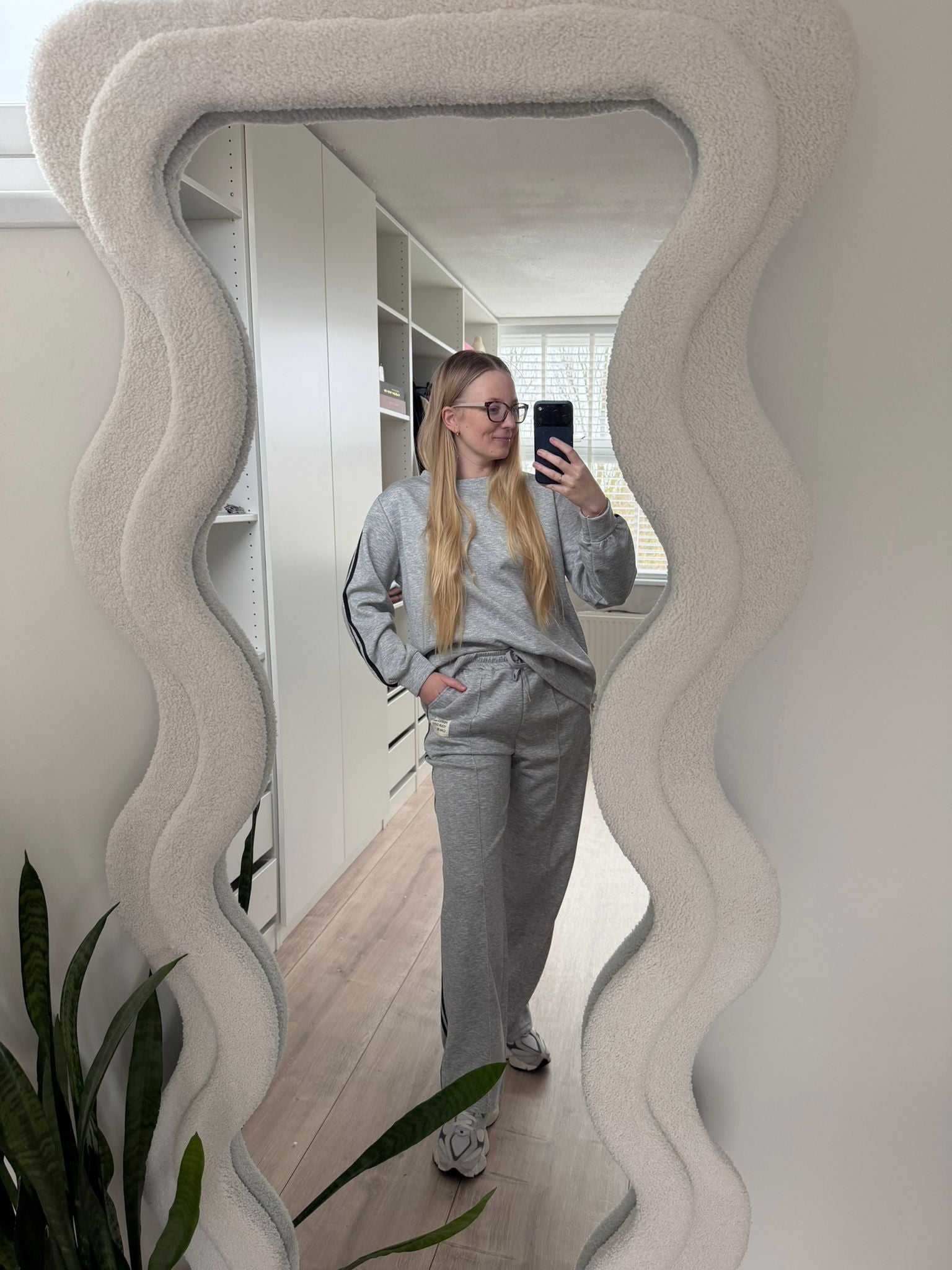 Comfy Pak strepen - Grijs