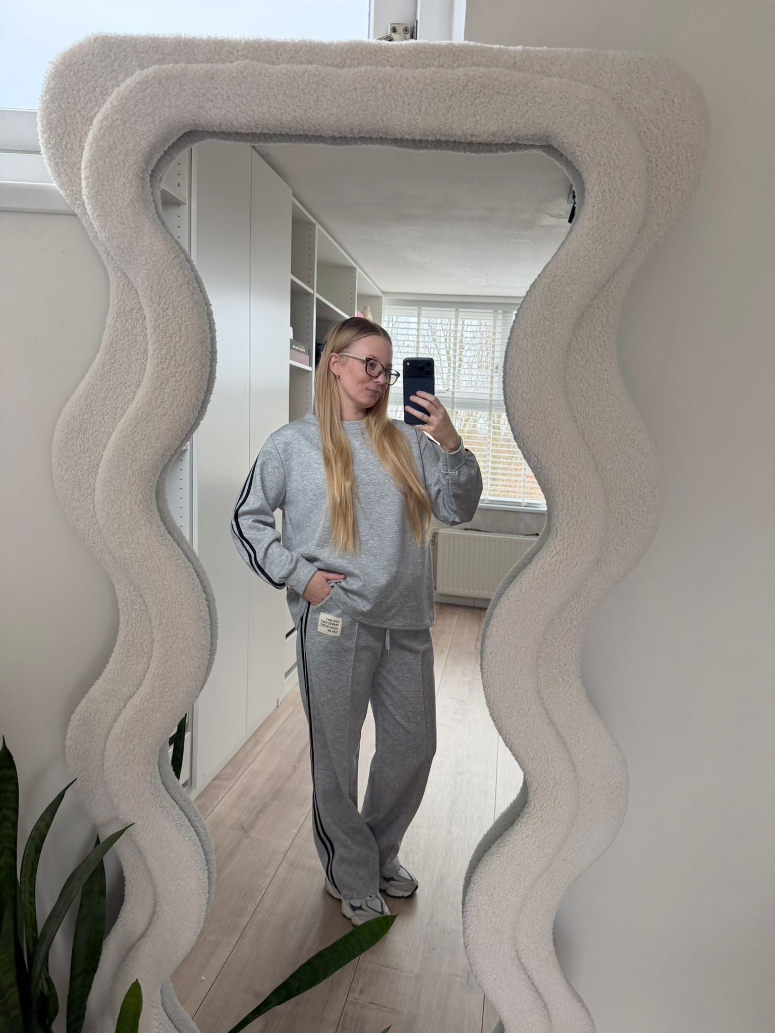 Comfy Pak strepen - Grijs