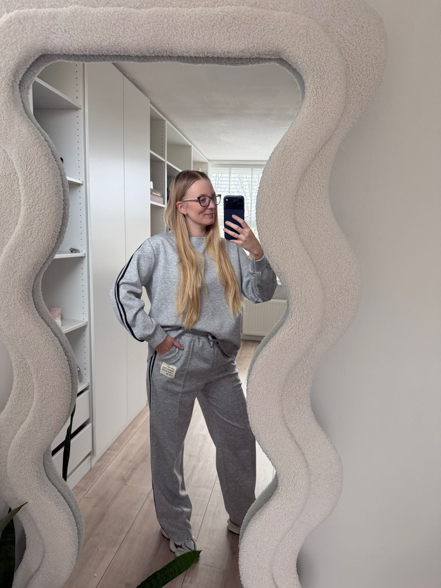 Comfy Pak strepen - Grijs