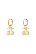 Kersen hangers - Goud