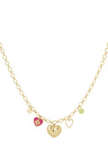 Hartjes hangers Ketting - Goud